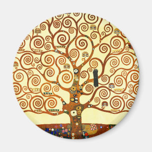 Gustav Klimt The Tree of Life Fine Art Magnet