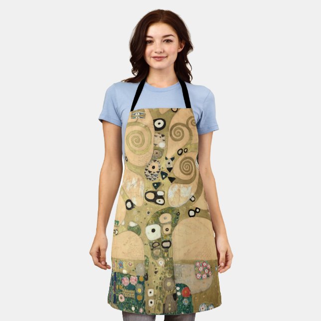Gustav Klimt - The Tree of Life, Stoclet Frieze Apron (Worn)