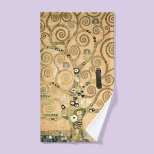 Gustav Klimt - The Tree of Life, Stoclet Frieze Bath Towel Set