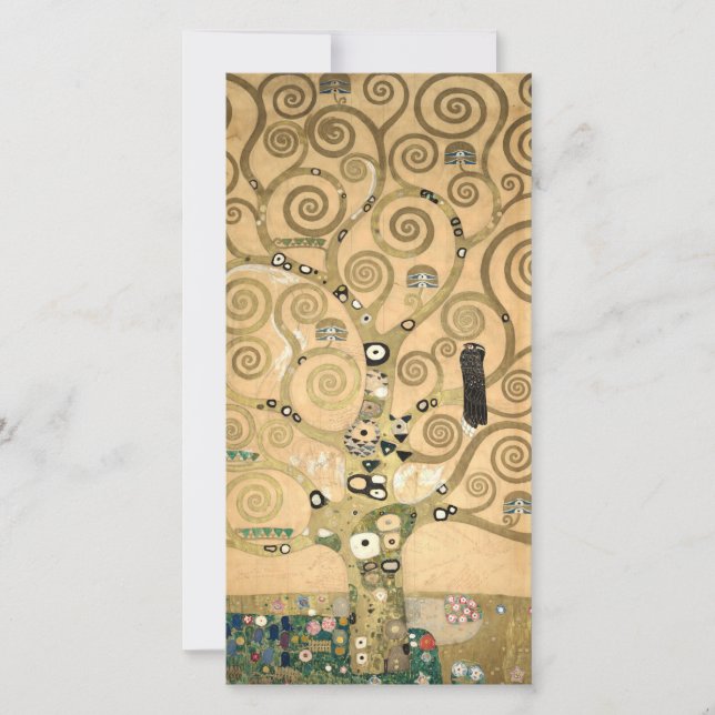 Gustav Klimt - The Tree of Life, Stoclet Frieze Thank You Card (Front)