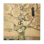 Gustav Klimt - The Tree of Life, Stoclet Frieze Tile<br><div class="desc">The Tree of Life,  Stoclet Frieze,  central part of left panel - Gustav Klimt,  Cardboard,  1909</div>