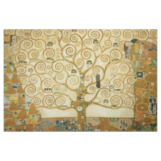 Gustav Klimt The Tree Of Life Vintage Art Nouveau Fabric