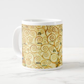 Gustav Klimt The Tree Of Life Vintage Art Nouveau Large Coffee Mug