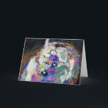 Gustav Klimt - The Virgin Card<br><div class="desc">The Virgin / The Maiden - Gustav Klimt,  Oil on Canvas,  1913</div>