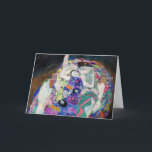 Gustav Klimt - The Virgin Card<br><div class="desc">The Virgin / The Maiden - Gustav Klimt,  Oil on Canvas,  1913</div>