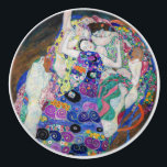 Gustav Klimt - The Virgin Ceramic Knob<br><div class="desc">The Virgin / The Maiden - Gustav Klimt,  Oil on Canvas,  1913</div>