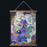 Gustav Klimt - The Virgin Hanging Tapestry<br><div class="desc">The Virgin / The Maiden - Gustav Klimt,  Oil on Canvas,  1913</div>