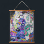 Gustav Klimt - The Virgin Hanging Tapestry<br><div class="desc">The Virgin / The Maiden - Gustav Klimt,  Oil on Canvas,  1913</div>