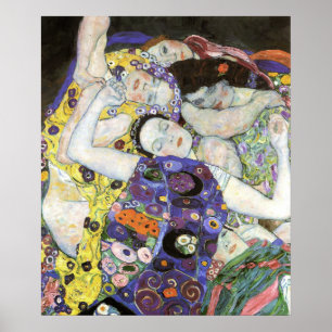Gustav Klimt - The Virgin Oil Poster