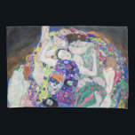 Gustav Klimt - The Virgin Pillowcase<br><div class="desc">The Virgin / The Maiden - Gustav Klimt,  Oil on Canvas,  1913</div>