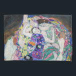 Gustav Klimt - The Virgin Pillowcase<br><div class="desc">The Virgin / The Maiden - Gustav Klimt,  Oil on Canvas,  1913</div>