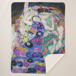 Gustav Klimt - The Virgin Sherpa Blanket