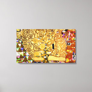Gustav Klimt Tree of Life: Art Nouveau Symbolist Canvas Print