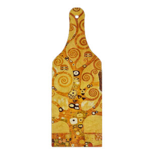 Gustav Klimt Tree of Life: Art Nouveau Symbolist Cutting Board