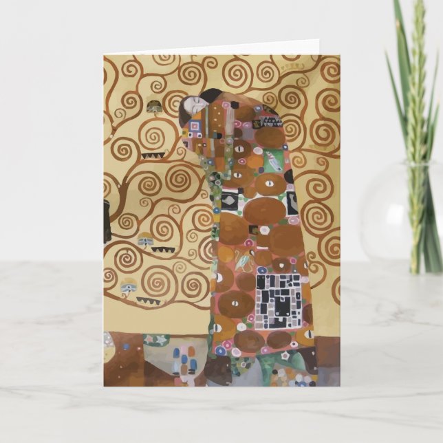 Gustav Klimt Tree Of Life Card (Front)