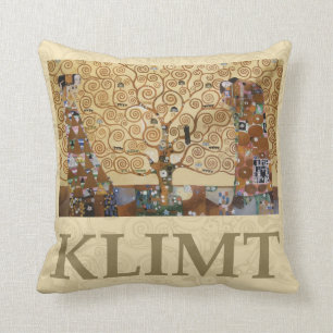 Gustav Klimt Tree Of Life Cushion