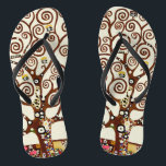 Gustav Klimt, Tree of Life Jandals<br><div class="desc">Gustav Klimt,  Tree of Life</div>