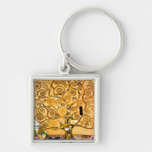 Gustav Klimt Tree of Life Key Ring