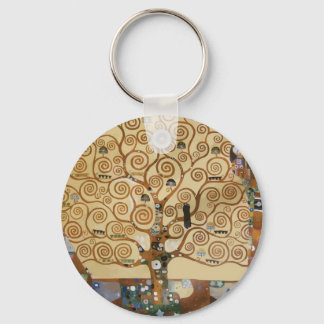 Gustav Klimt Tree Of Life Key Ring