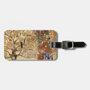 Gustav Klimt Tree Of Life Luggage Tag