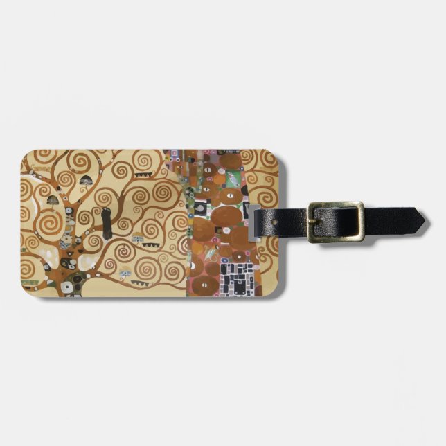 Gustav Klimt Tree Of Life Luggage Tag (Front Horizontal)