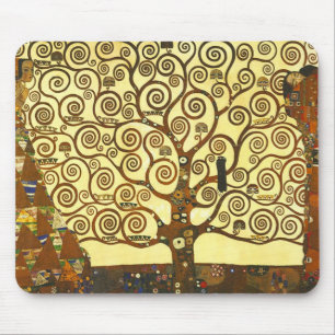 Gustav Klimt Tree of Life Mouse Pad