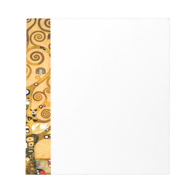 Gustav Klimt Tree of Life Notepad (Front)