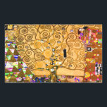 Gustav Klimt Tree of Life Rectangular Sticker<br><div class="desc">Stickers featuring Gustav Klimt’s mural The Tree of Life,  The Stoclet Frieze (1905-1911). It consists of three mosaics: The Expectation,  Knight,  and The Embrace. A beautiful woman,  a golden tree,  and two lovers in an embrace are depicted. A wonderful gift for fans of Art Nouveau and Austrian art.</div>