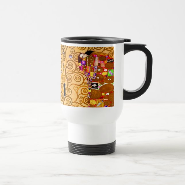 Gustav Klimt Tree of Life Travel Mug (Right)