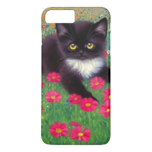 Gustav Klimt Tuxedo Cat Case-Mate iPhone Case