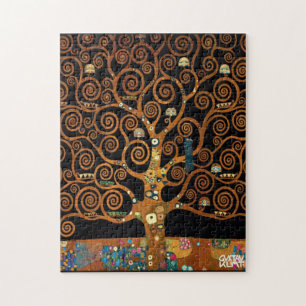 Gustav Klimt - Under the Tree of Life  Jigsaw Puzzle