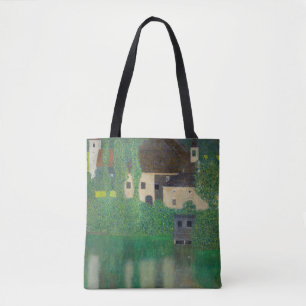 Gustav Klimt - Water Castle Tote Bag