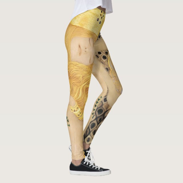 Gustav Klimt - Water Serpents I Leggings (Right)