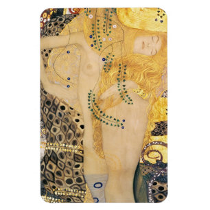 Gustav Klimt - Water Serpents I Magnet