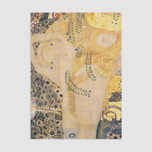 Gustav Klimt - Water Serpents I Tissue Paper