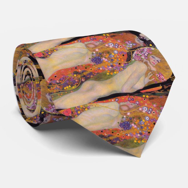 Gustav Klimt , “ Water Serpents II (girlfriends) ” Tie (Rolled)