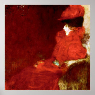 Gustav Klimt, WOMAN IN AN ARMCHAIR  Poster