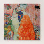 Gustav Klimt - Women Friends Jigsaw Puzzle<br><div class="desc">Women Friends - Gustav Klimt,  Oil on Canvas,  1916-17 (destroyed in 1945)</div>