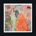 Gustav Klimt - Women Friends Napkin<br><div class="desc">Women Friends - Gustav Klimt,  Oil on Canvas,  1916-17 (destroyed in 1945)</div>