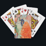 Gustav Klimt - Women Friends Playing Cards<br><div class="desc">Women Friends - Gustav Klimt,  Oil on Canvas,  1916-17 (destroyed in 1945)</div>