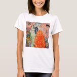 Gustav Klimt - Women Friends T-Shirt<br><div class="desc">Women Friends - Gustav Klimt,  Oil on Canvas,  1916-17 (destroyed in 1945)</div>