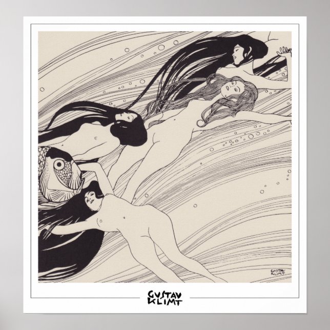 Gustav Klimt Zedign Art Poster #341 (Front)