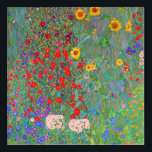 Gustav Klimt's Farm Garden with Sunflowers   Acrylic Print<br><div class="desc">Gustav Klimt's Farm Garden with Sunflowers Acrylic Print.</div>