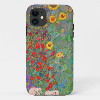 Gustav Klimt's Farm Garden with Sunflowers   Case-Mate iPhone Case