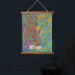 Gustav Klimt's Farm Garden with Sunflowers   Hanging Tapestry<br><div class="desc">Gustav Klimt's Farm Garden with Sunflowers  Hanging Tapestry.</div>