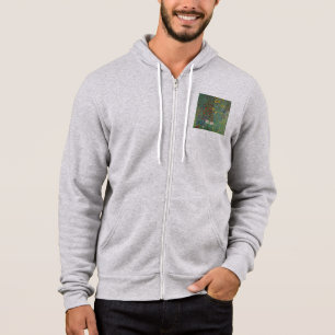 Gustav Klimt's Farm Garden with Sunflowers Hoodie