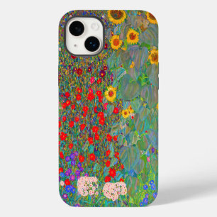 Gustav Klimt's Farm Garden with Sunflowers iPhone 14 Plus Case