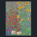 Gustav Klimt's Farm Garden with Sunflowers Notebook<br><div class="desc">Gustav Klimt's Farm Garden with Sunflowers   notebook.</div>