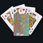 Gustav Klimt's Farm Garden with Sunflowers  Playing Cards<br><div class="desc">Gustav Klimt's Farm Garden with Sunflowers Playing Cards.</div>