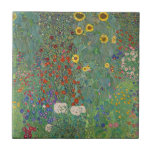 Gustav Klimt's Farm Garden with Sunflowers Tile<br><div class="desc">Bring the timeless beauty of Gustav Klimt’s "Farm Garden with Sunflowers" into your home with this stunning ceramic tile. Digitally enhanced to capture every vibrant detail, this iconic painting radiates warmth and serenity. Imagine the joy and inspiration that comes from showcasing a masterpiece in your space. Perfect for art lovers...</div>